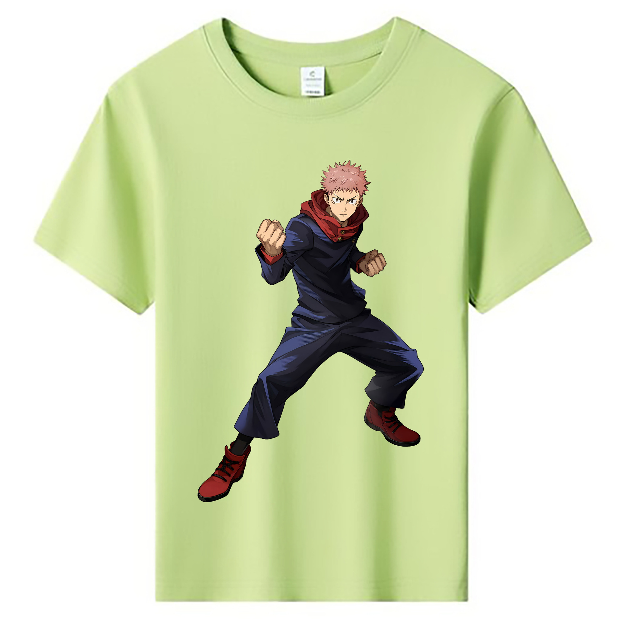 （画像用） 呪術廻戦 Jujutsu Kaisen 綿100％キッズTシャツ（フロントプリント）
